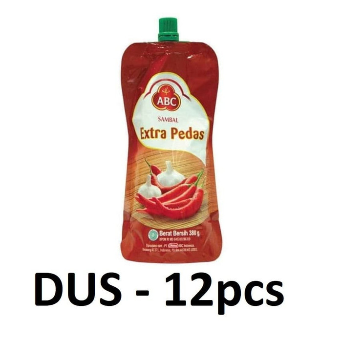 

Produk Terbaru - Sambal Extra Pedas Abc Pouch 380Gr Dus ( 12 Pcs )