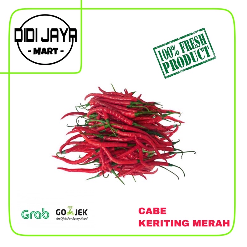 

Cabe kriting merah / 250gram