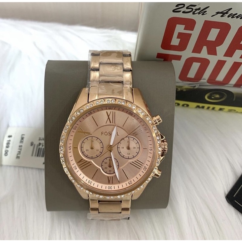 Fossil watch preloved BQ3377 Rose Gold