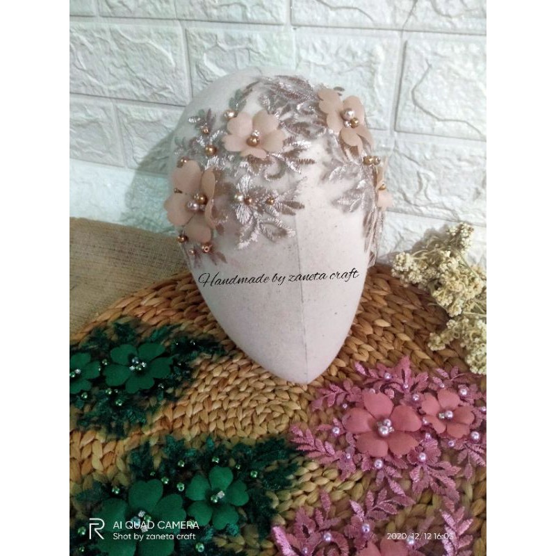 HEADPIECE HIJAB PENGANTIN WEDDING-1