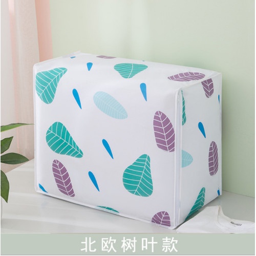 (UKURAN BESAR )Storage Bag Selimut Bed cover Tas Tempat Penyimpanan Pakaian Lipat Tahan Air Peva