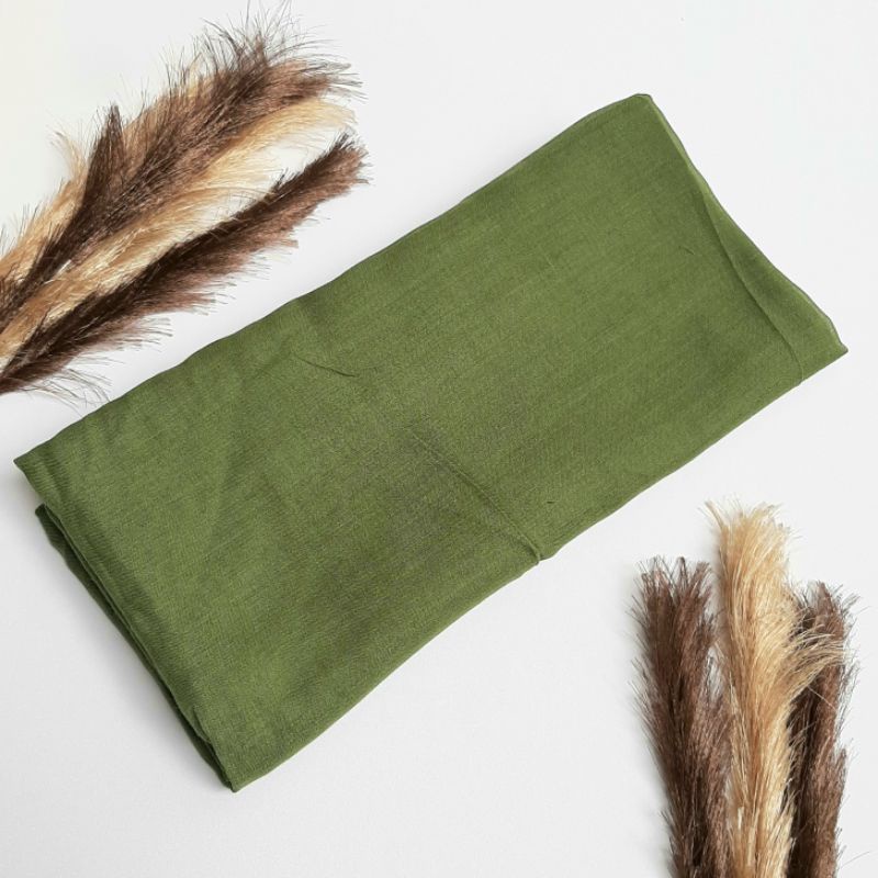 SEGIEMPAT PARIS POLOS PREMIUM AZARA | ANTI LETOY | PARIS VOAL | KERUDUNG MIRACLE MURAH | HIJAB JILBAB SQUARE | JILBAB SEMI PREMIUM SEKOLAH-Hijau Lumut