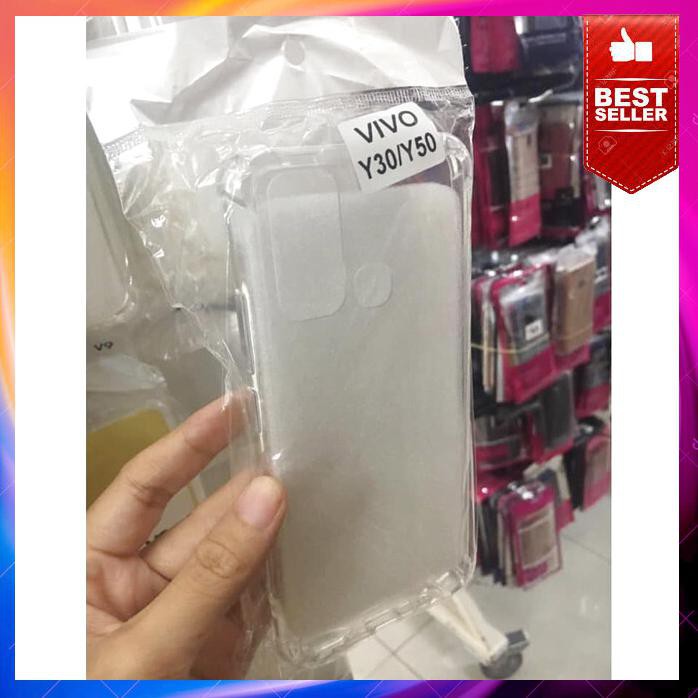 Acc Hp Anti Crack Jelly Case Vivo Y30 Y50 6.53 Inchi Bening Transparan