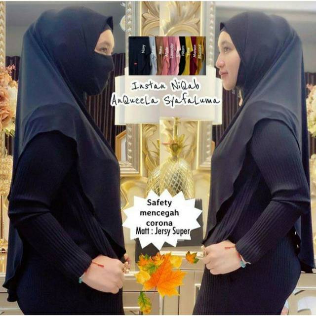 Hijab/Instan jersey masker Model Bergo terbaru termurah dan Terlaris / nicob maysa/