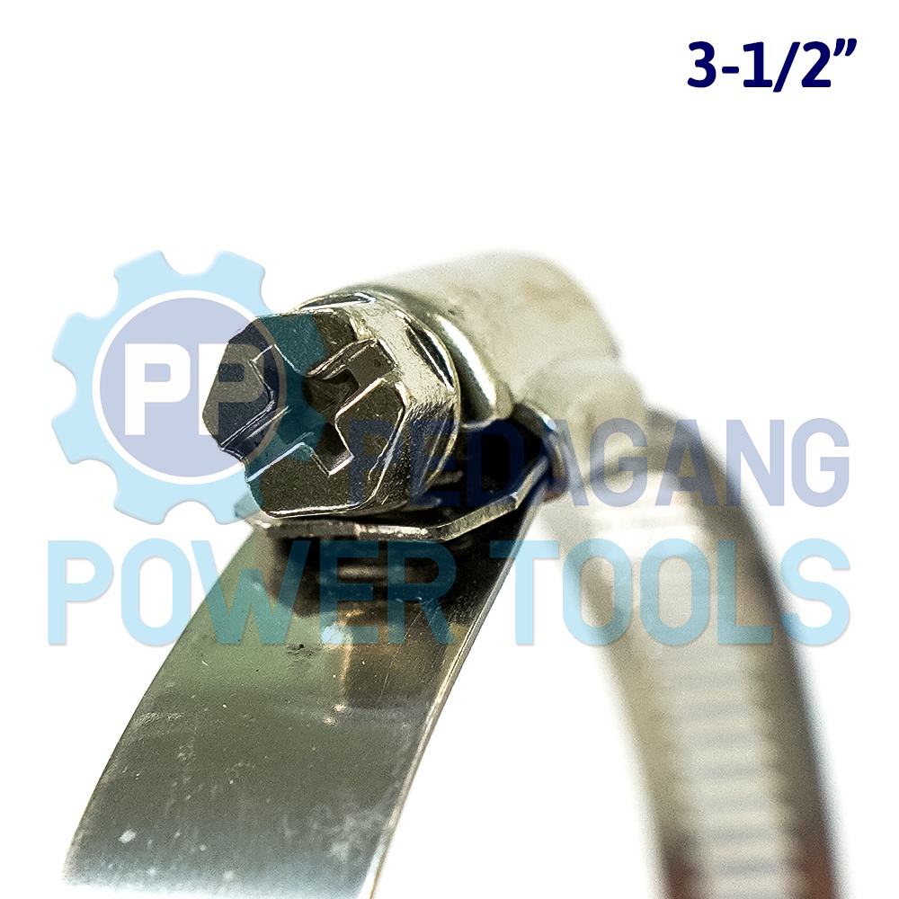 BISON SATUAN KLEM SELANG 3-1/2&quot; INCH STAINLESS STEEL HOSE CLAMP CINCIN