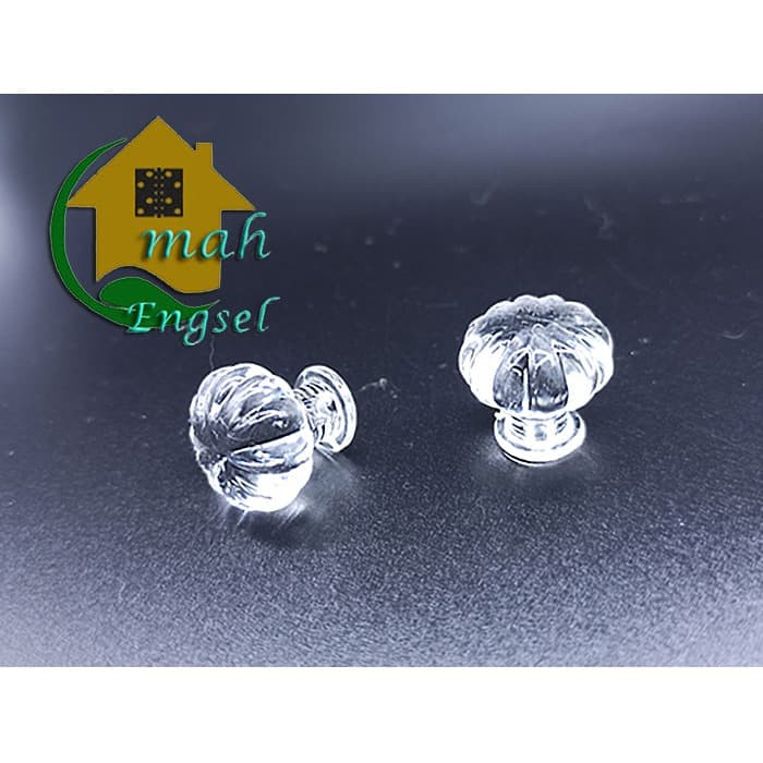 Tarikan laci akrilik 18x20 handle kotak box knob akrilik acrylic M.T5
