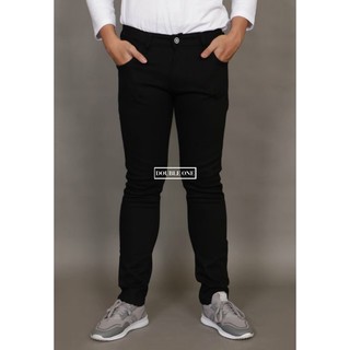  Celana  Jeans Pria Slim Fit Stretch Hitam Original FIFTEEN  