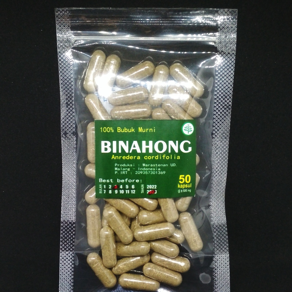 BINAHONG 50 KAPSUL / MEMPERCEPAT PENYEMBUHAN - STAMINA EXTRA dll.