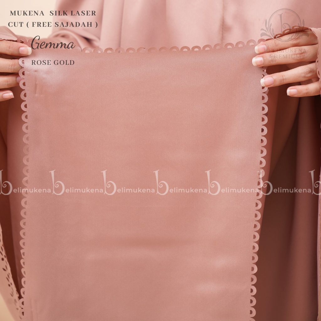 Mukena Dewasa 2In1 Laser Cut Tas Premium Rantai Gemma (Free Sajadah)