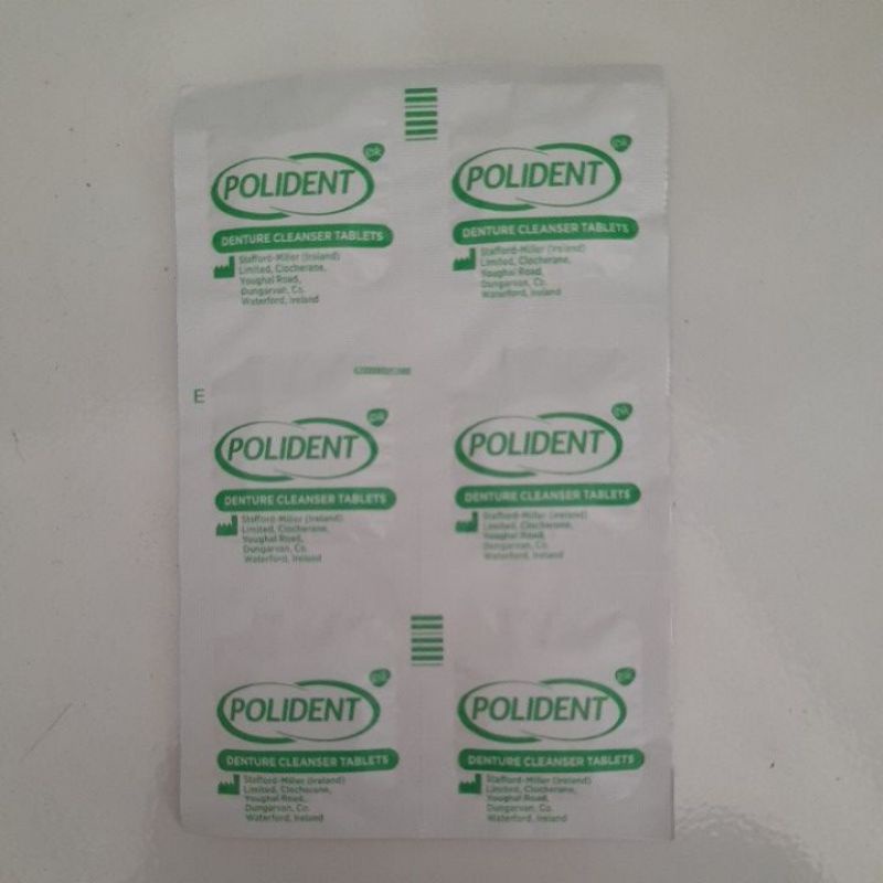 Polident tablet daily cleanser