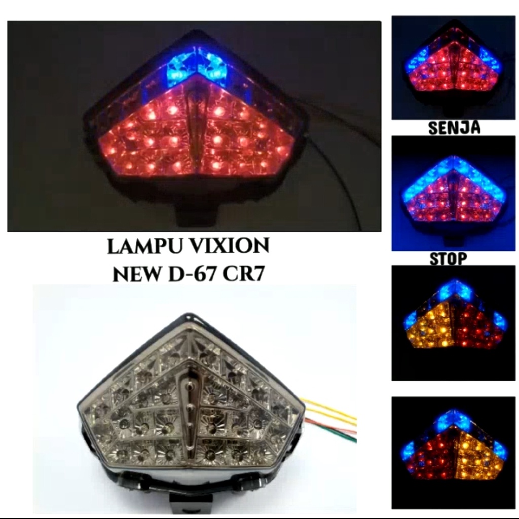 Lampu Stop Vixion Nvl,Edvance Led 3 In 1 Murah Stop Lamp 3 In 1 Vixion Nvl,Edvance Lampu Belakang Vi