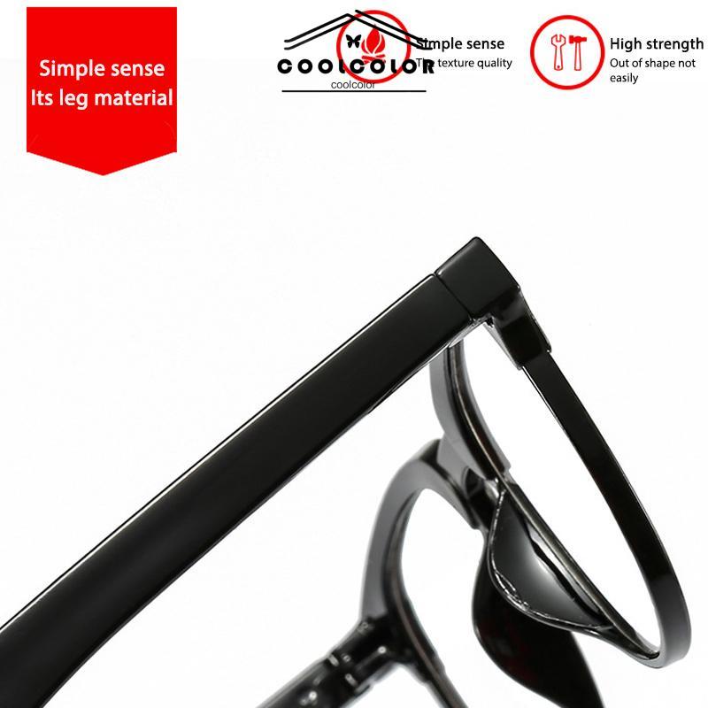 COD Kacamata Transparan Anti Radiasi Wanita Kacamata Korea Gaya Wanita Fashion Retro Bentuk Kotak Eyeglasses Ready Stock- cl