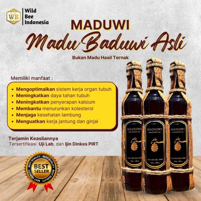 

Madu Hutan Baduy Asli Murni 100% pure and natural honey Wild Bee