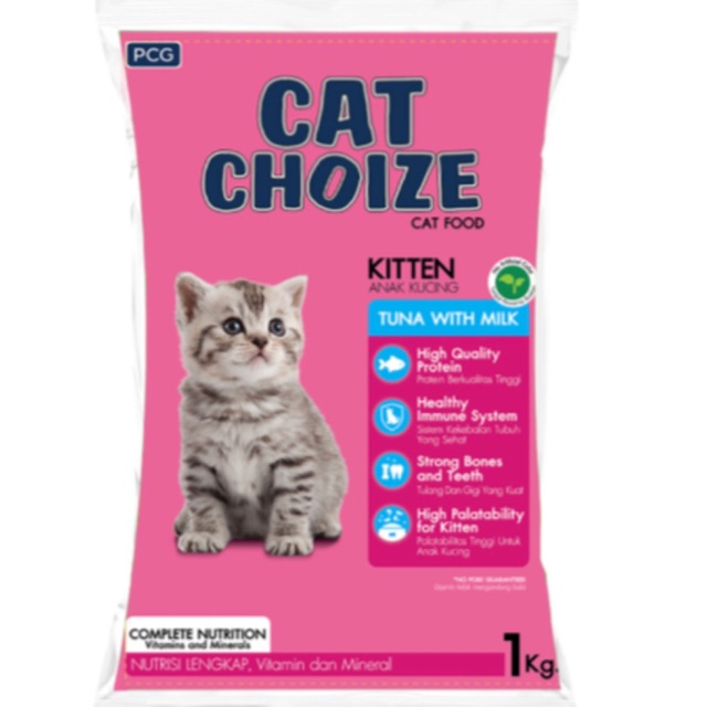 Makanan Kucing Cat Choize Kitten 1 kg Tuna Salmon