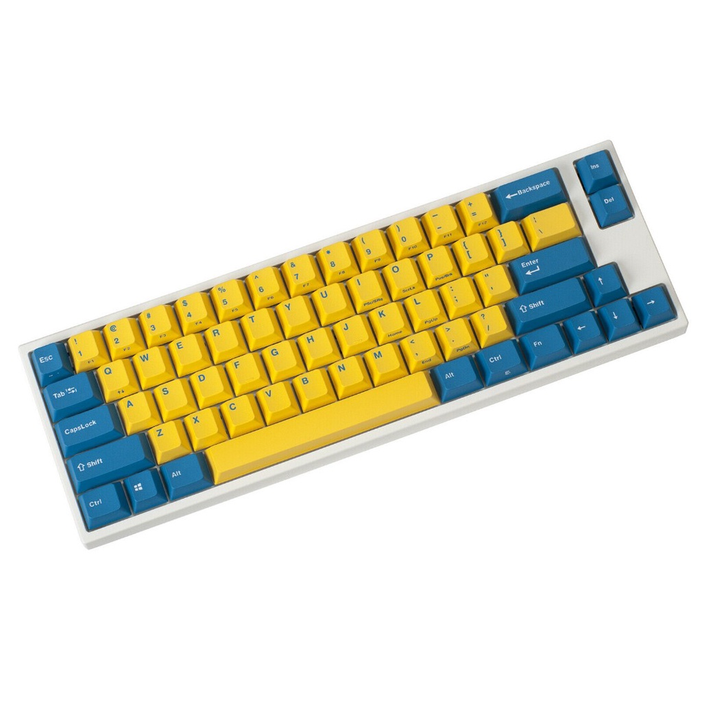 Leopold FC750R Yellow Blue - Gaming Keyboard