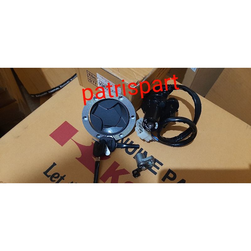 KUNCI KONTAK SET DEPAN BELAKANG NINJA 250R ORIGINAL