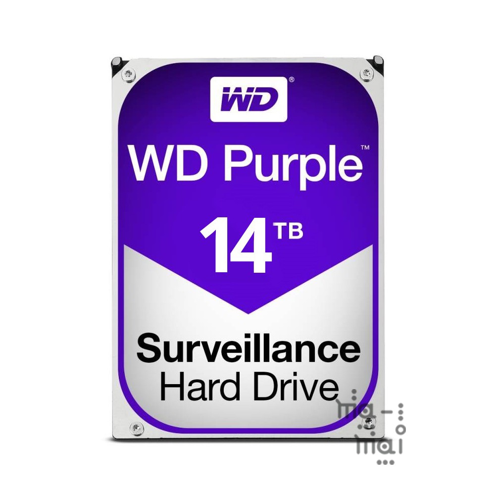 WD PURPLE 14 TB 3,5&quot; SURVEILLANCE CCTV WD PURPLE 14TB