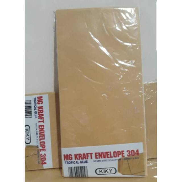

Amplop kraft 304 (13,5x27cm)