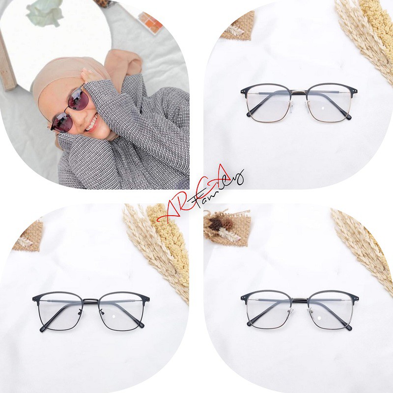 KACAMATA PHOTOCROMIC BERUBAH WARNA FRAME OPTIK TITANIUM KOREAN STYLE WANITA PRIA TERBARU