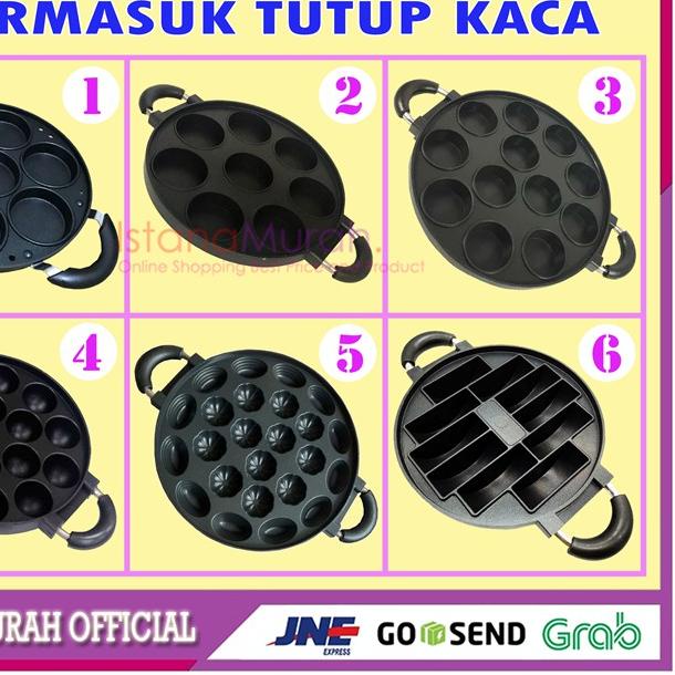 ➶ MULTI CETAKAN KUE HAPPY CALL Teflon / Martabak mini CUBIT Donat PUKIS ♨