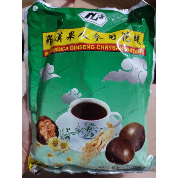 

LOHANKUO MOMORDICA GINSENG CHRYSAN INSTAN 20 SACHET @10 GRAM Teh panas dalam