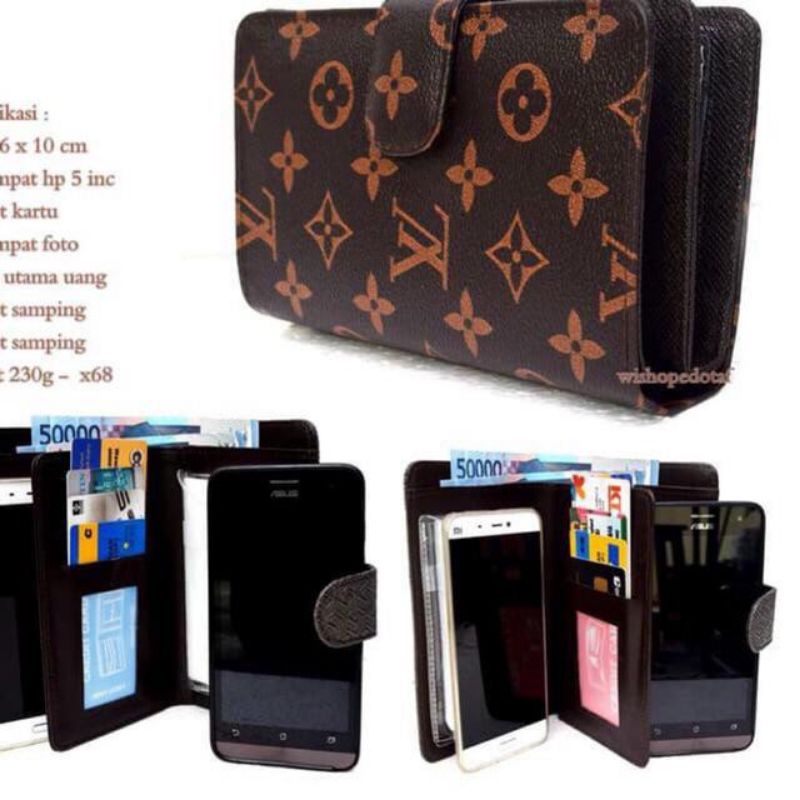 Medan Termurah KD45 Dompet lengkap Pockep hp Dompet kulit alexia