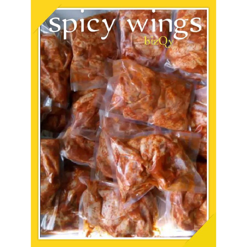 

Spicy wings 400gr Homemade / sayap ayam