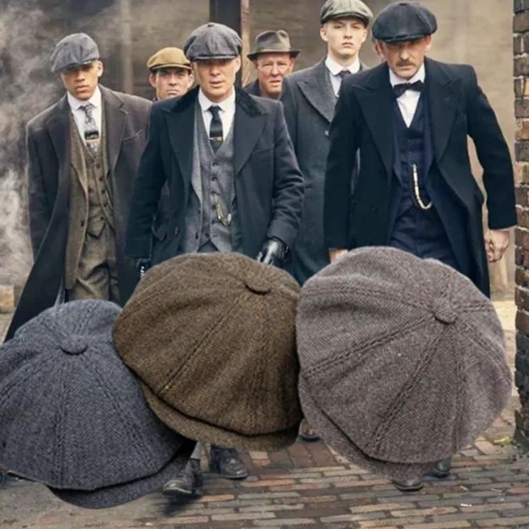 [KODE FPYKI] GMK - Topi Vintage Peaky Blinders Topi Thomas Slebew Topi Newsboy Cap Topi Pria Topi Wa