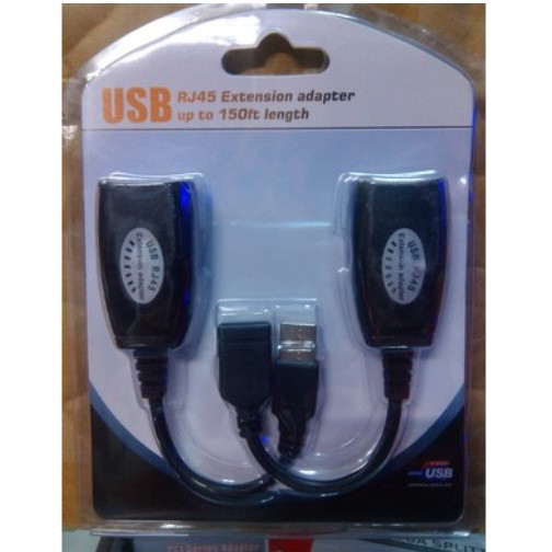 USB RJ45 EXTENTION ADAPTER UP TO 30M / USB EXTENDER VIA KABEL LAN