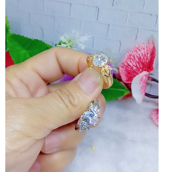 Cincin  xuping permata lapis emas 18k a0015-0018