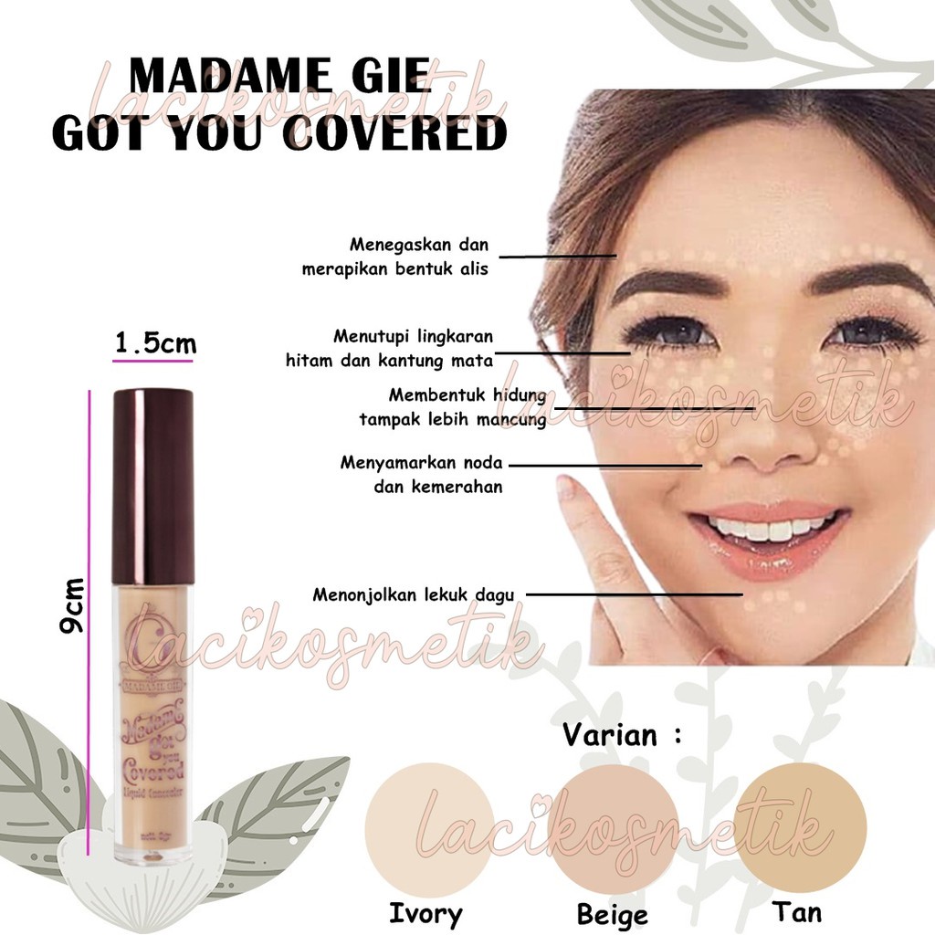 MADAME GIE GOT YOU COVERED - LIQUID CONCEALER