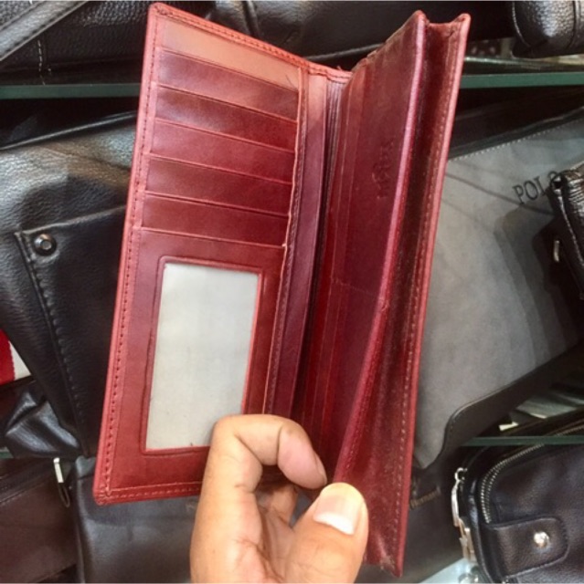 Dompet pria dan wanita lipat buku panjang bahan kulit asli berkualitas lokal #dompet #dompetpria