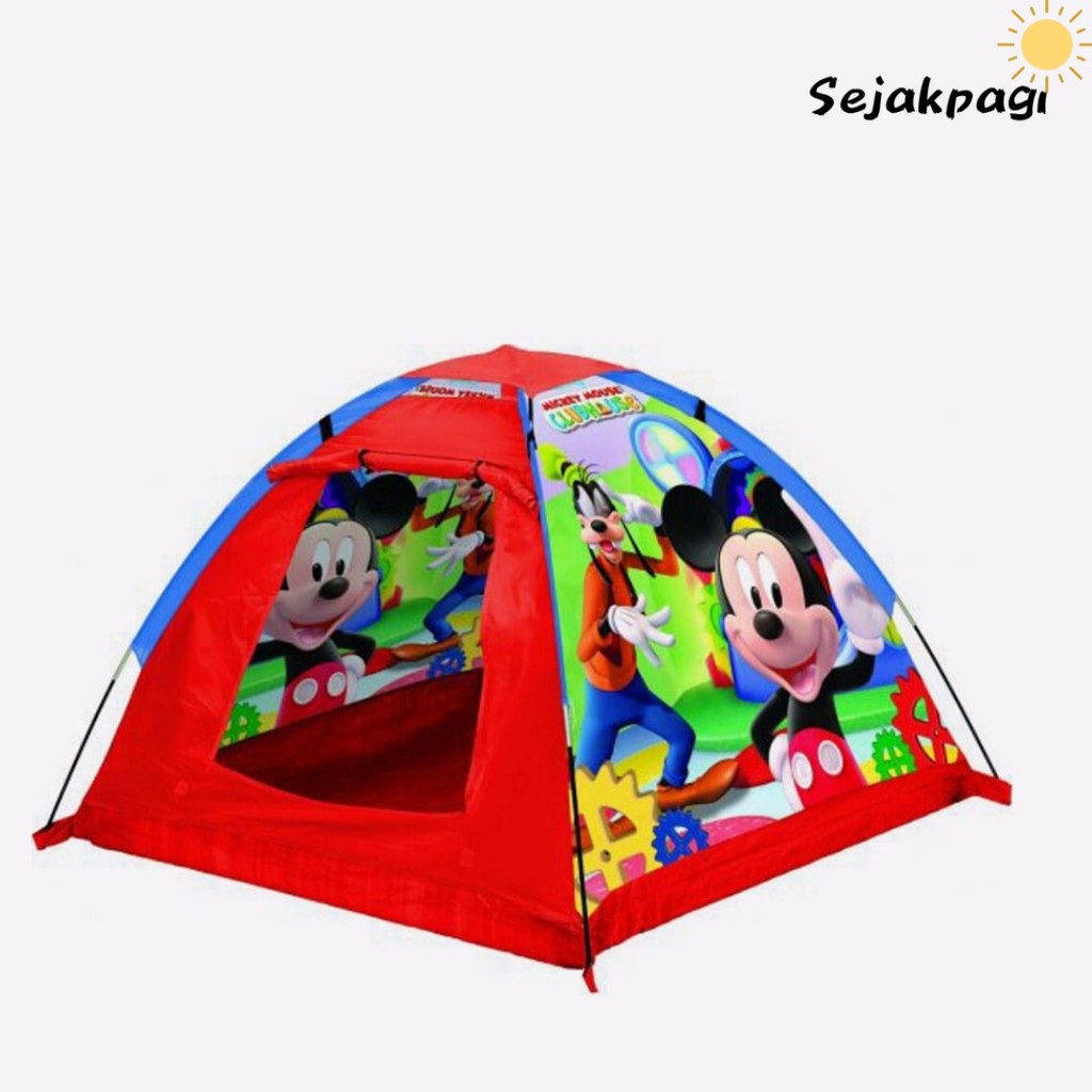 Tenda Anak Bermain Kartun Motif Spiderman Mickey Mouse Tent