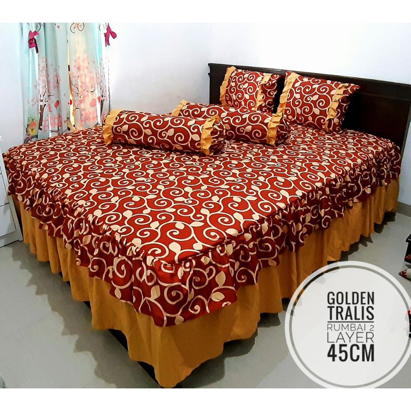 SPREI RUMBAI SUSUN SIZE 160 DAN 180