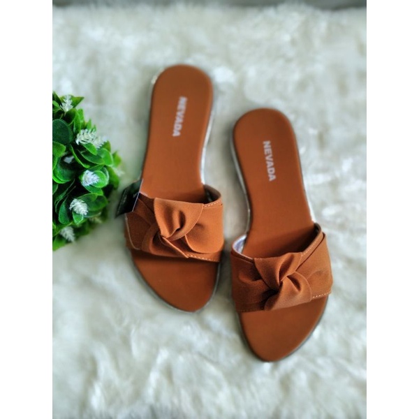 Sandal flet nvd.01 nevada tatak bahan. SL.01