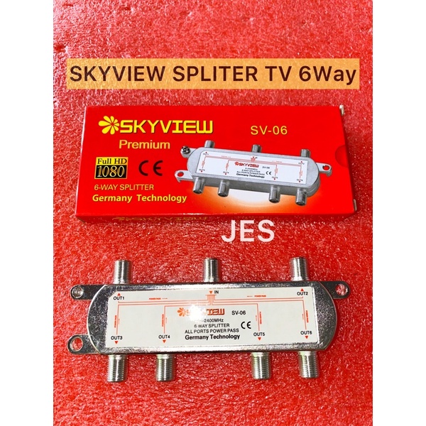 SKYVIEW SPLITTER TV 6Way