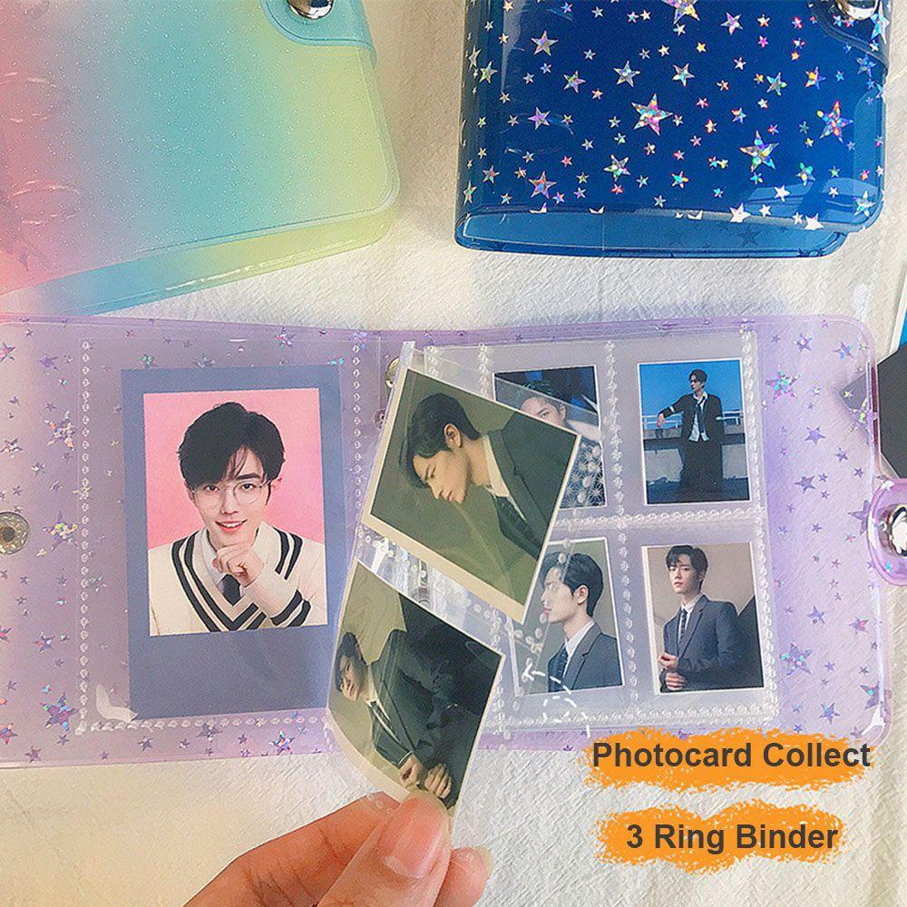 Solighter Album Foto Mini Dengan 3 Ring Binder Untuk Koleksi