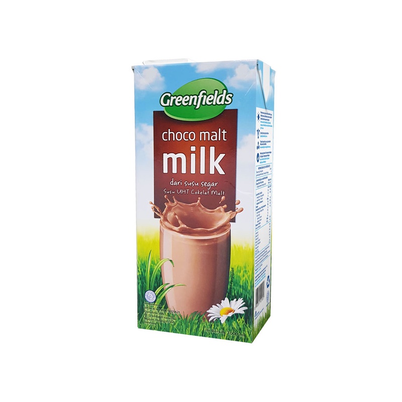 

Greenfields Uht Milk Choco Malt 1000Ml - Alhanan/04