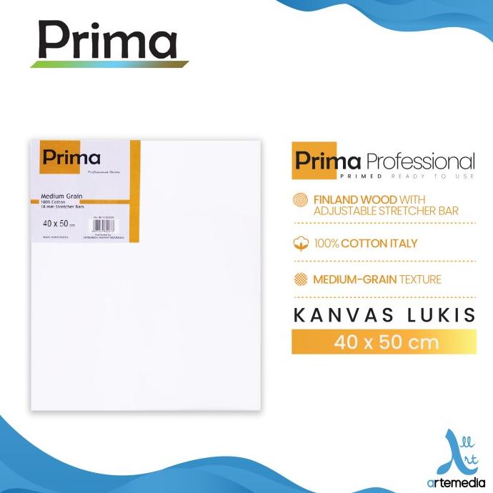 

Kanvas Lukis Prima Professional 40x50cm Cotton Canvas