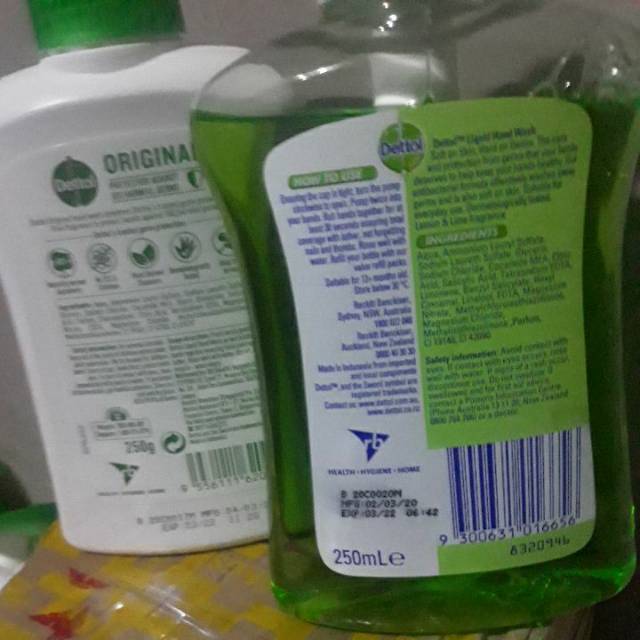 Dettol handwash botol pump 245g,250ml