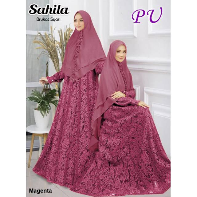 Gamis Sahila Magenta