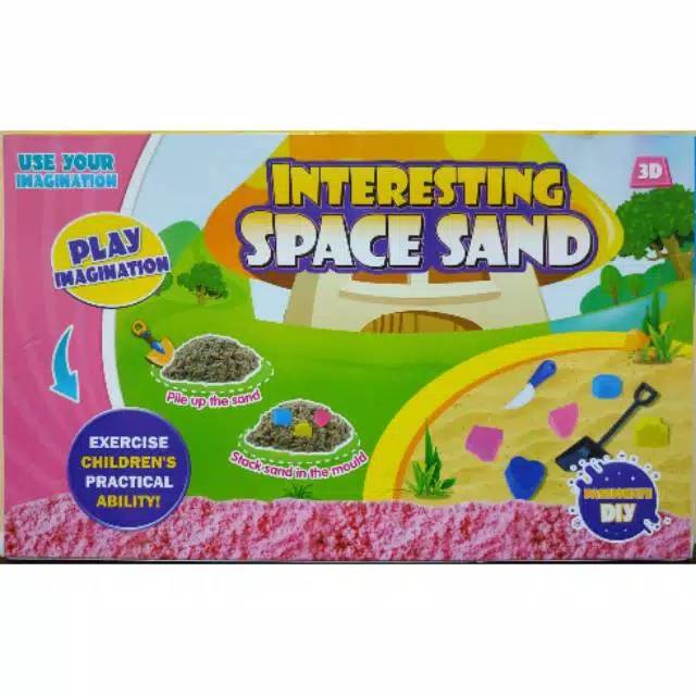 Mainan Pasir Ajaib  / Play Sand / Magic Sand Interesting Space Sand