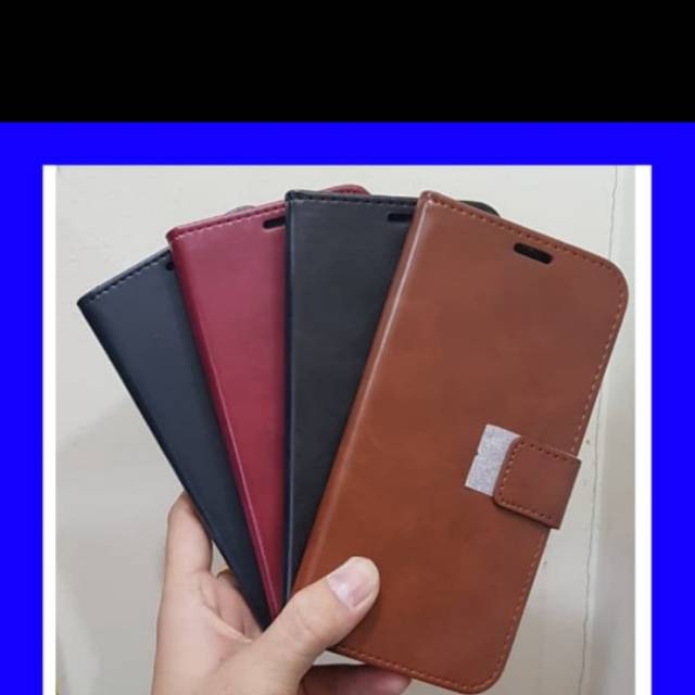 Leather Flip Cover Samsung Galaxy M31  - Wallet Case Kulit - Dompet