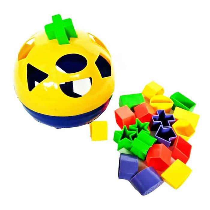 [IM3007] Mainan Anak Edukasi Bola Pintar - Mainan Edukatif Mengenal Bentuk / Puzzle Ball Shape