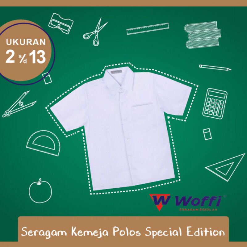 Seragam sekolah anak SD pendek Woffi