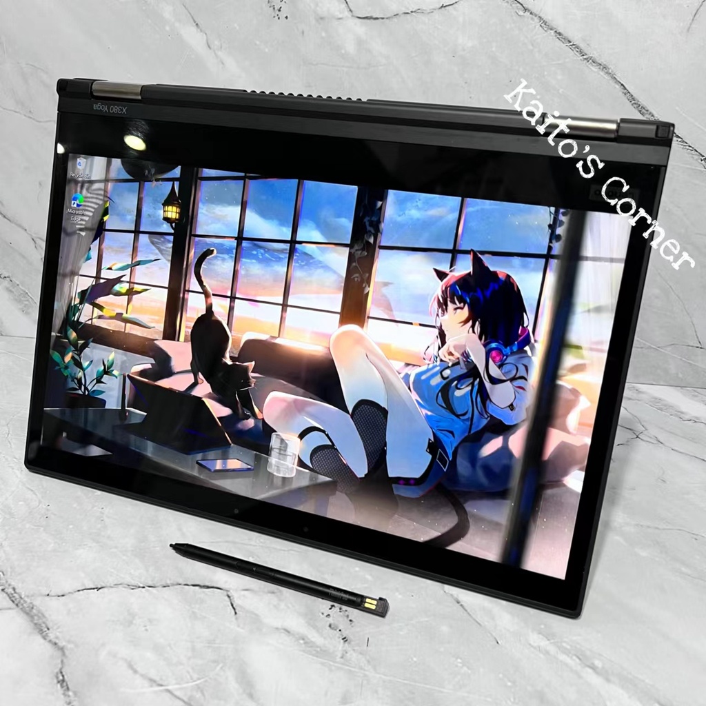 [Bekas] Laptop Lenovo Yoga X380 X390 X395 i5/i7 Gen 8 - 13.3” FHD Touchscreen + Stylus + Bisa Lipat 360° Slim Mulus
