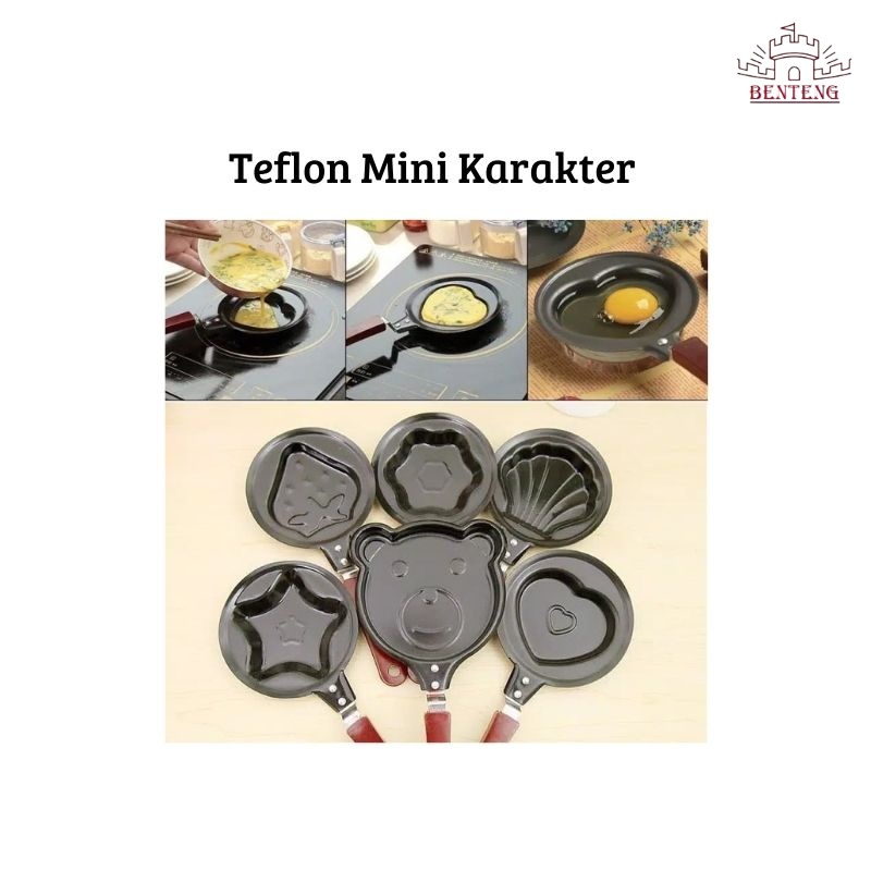 VG71- Wajan Cetakan Telur Karakter Mini Frying Pan