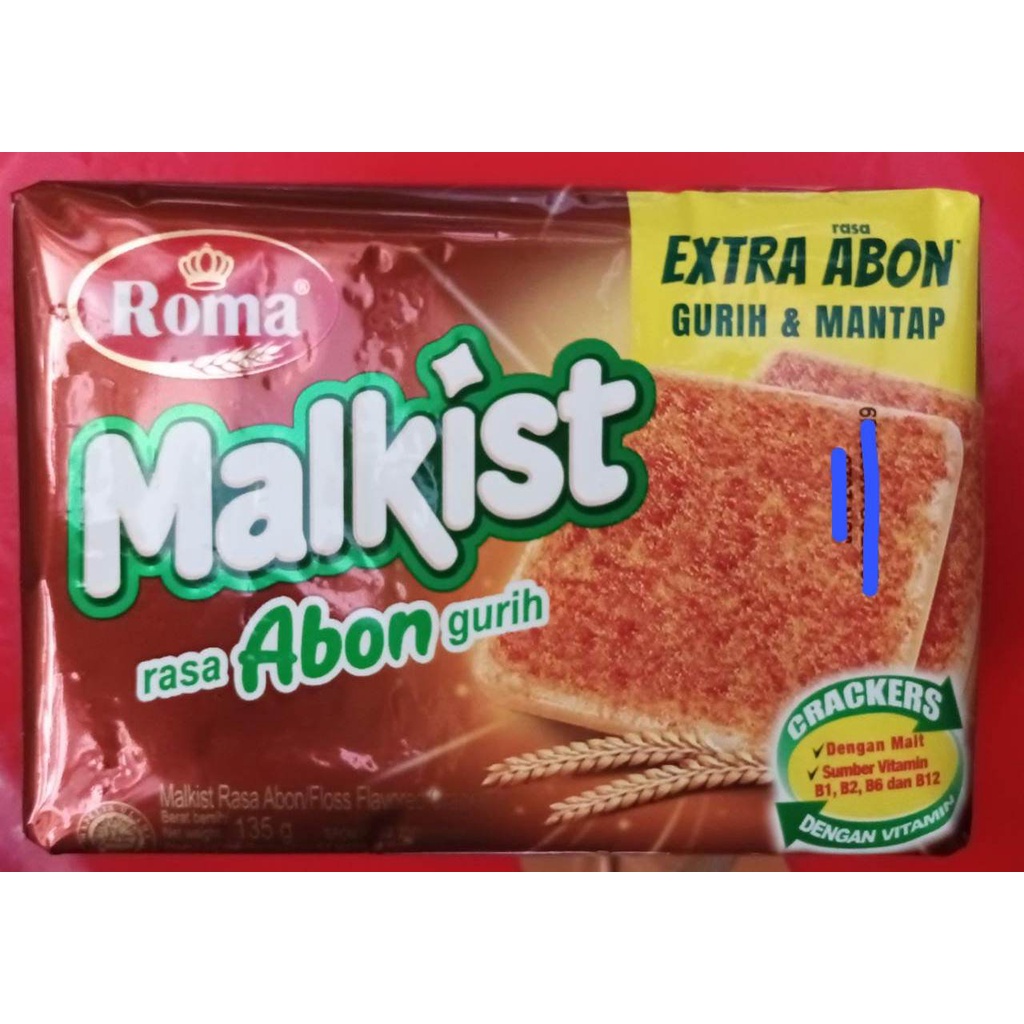 

Biskuit Roma Malkist Abon 135 gr