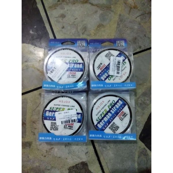 Germany Fishing Line Nilon Senar 200m Set Peralatan Pancing