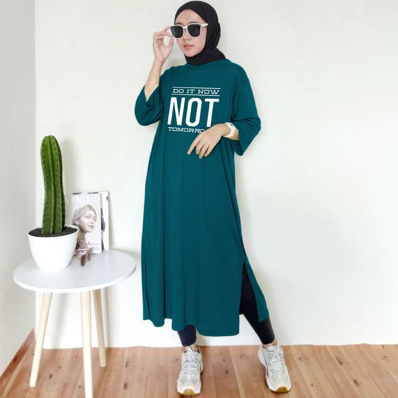 Baju Dress Oversize Tunik Premium Oversized Dress Tshirt NOT